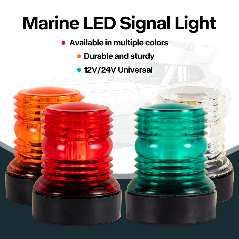 Fishing Boat Navigation Light - Wodoodporna lampa kotwiczna LED 12V, 360