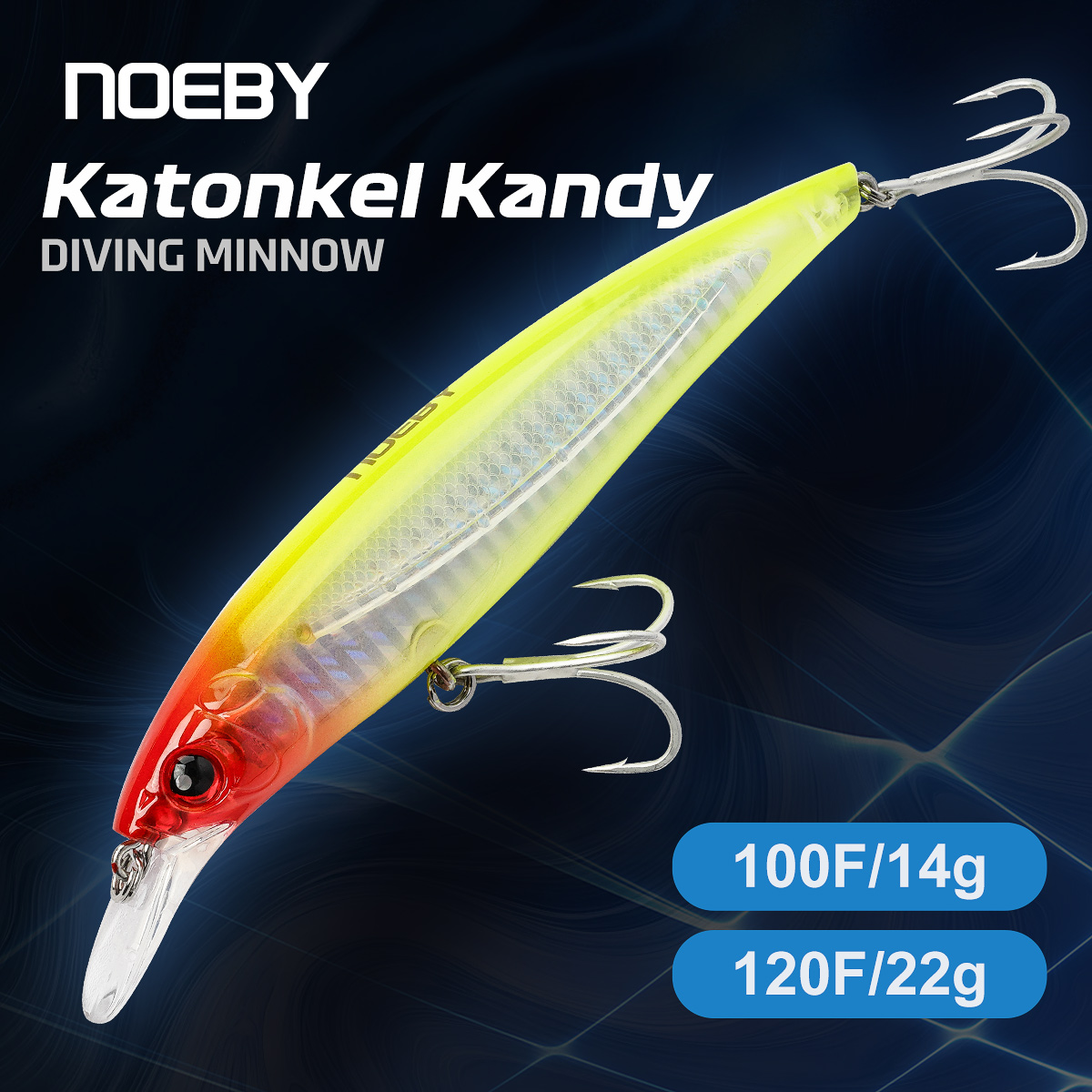 Fishing Boat Trailer - Przynęta wędkarska NOEBY Minnow 100mm 14g